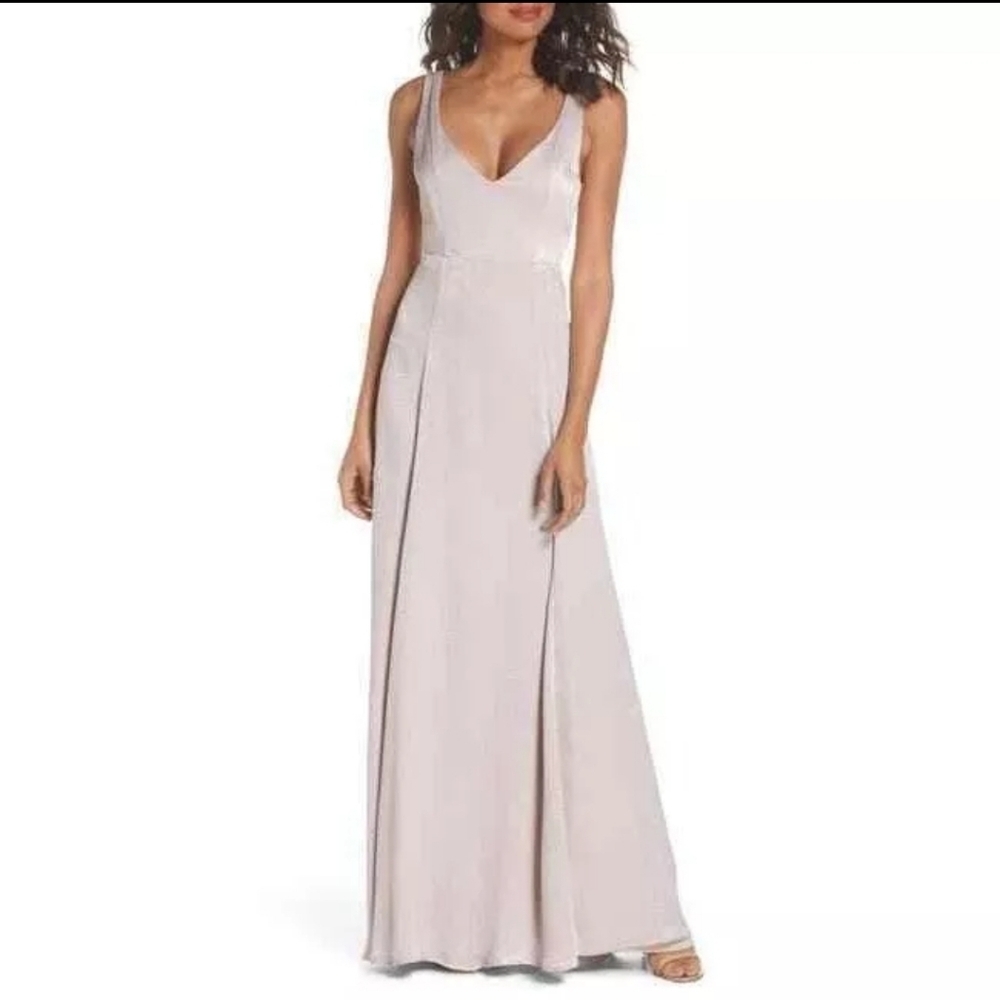 Show Me the Ring Crisp Jenn Elegant Maxi Dress Women's Size 1x - Picture 1 of 16